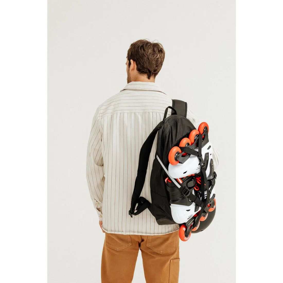 20-Litre Inline Skating Backpack BP100 - Burgundy