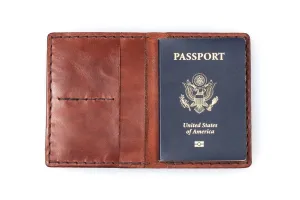 ADVENTURE LEATHER TRAVEL PASSPORT WALLET
