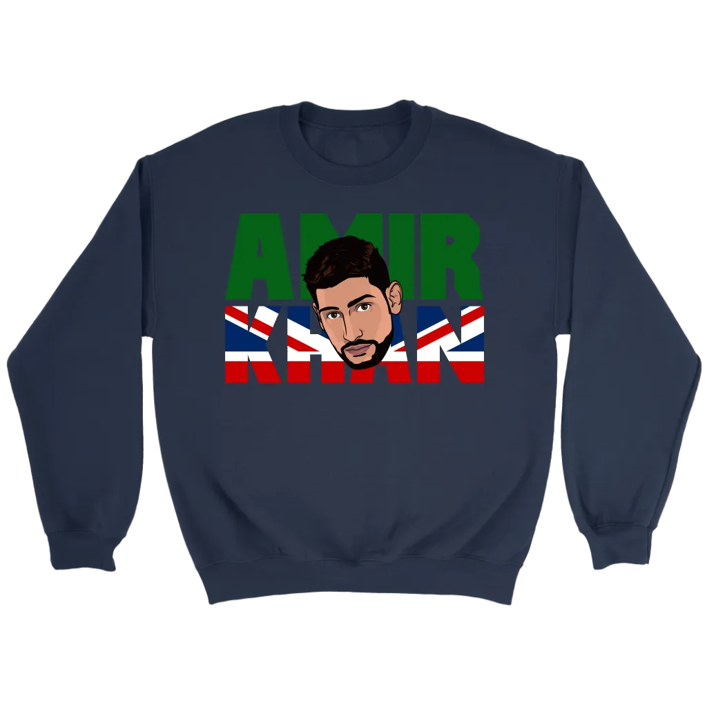 Amir Khan Cartoon Flag Sweatshirt