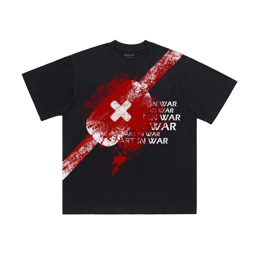 Art In War Blood Spatter Medical Kit T-Shirt
