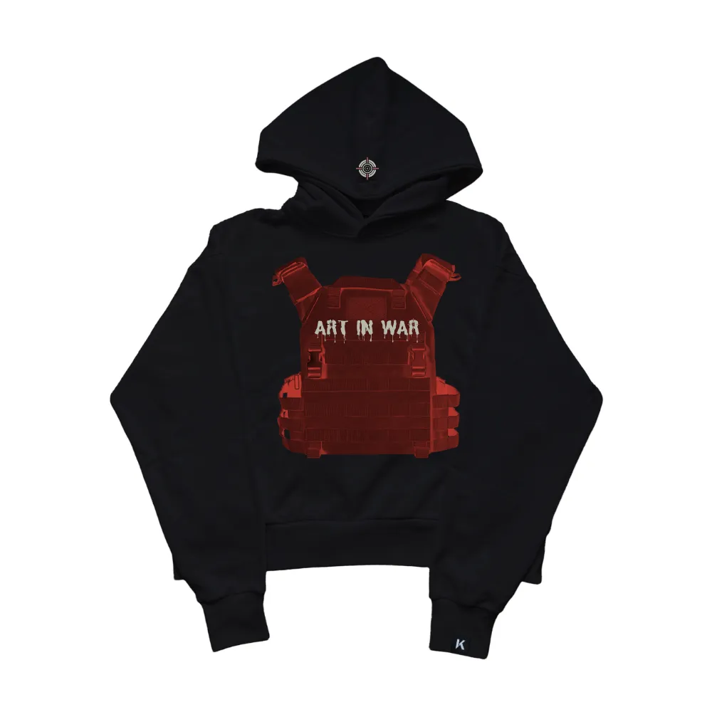 Art In War Vest Hoodie