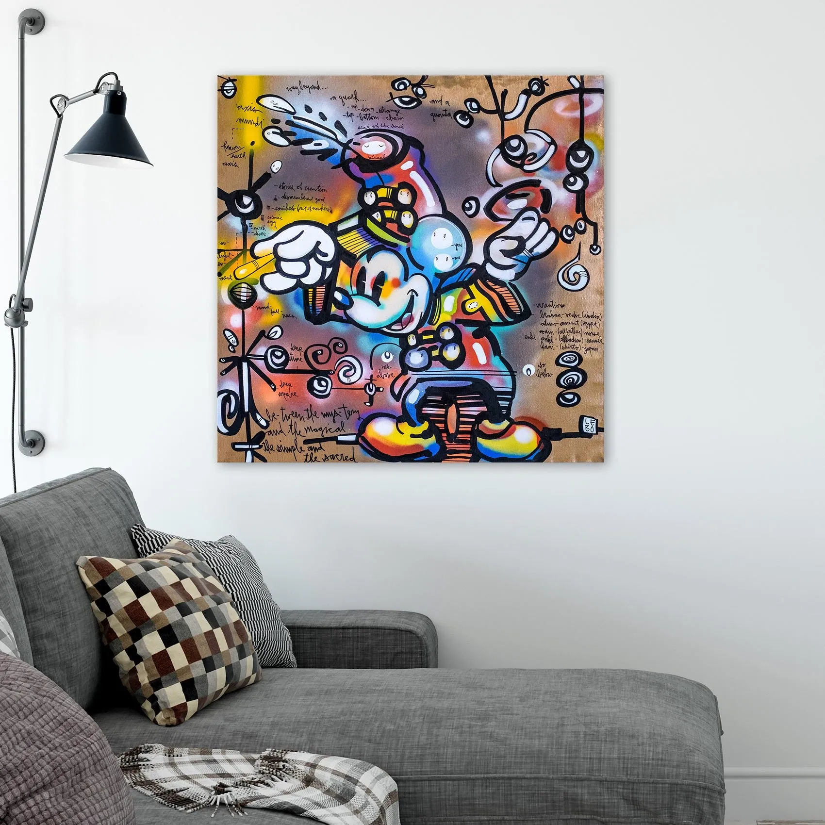 Between The Mystery and The Magical - Lebo Brushed Aluminum Art Bond