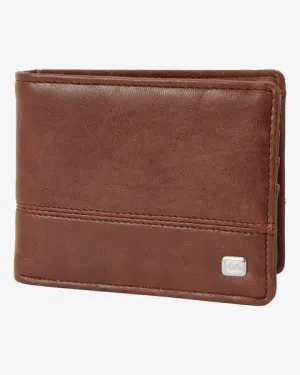 Billabong Dimensions Faux Leather Bifold Wallet