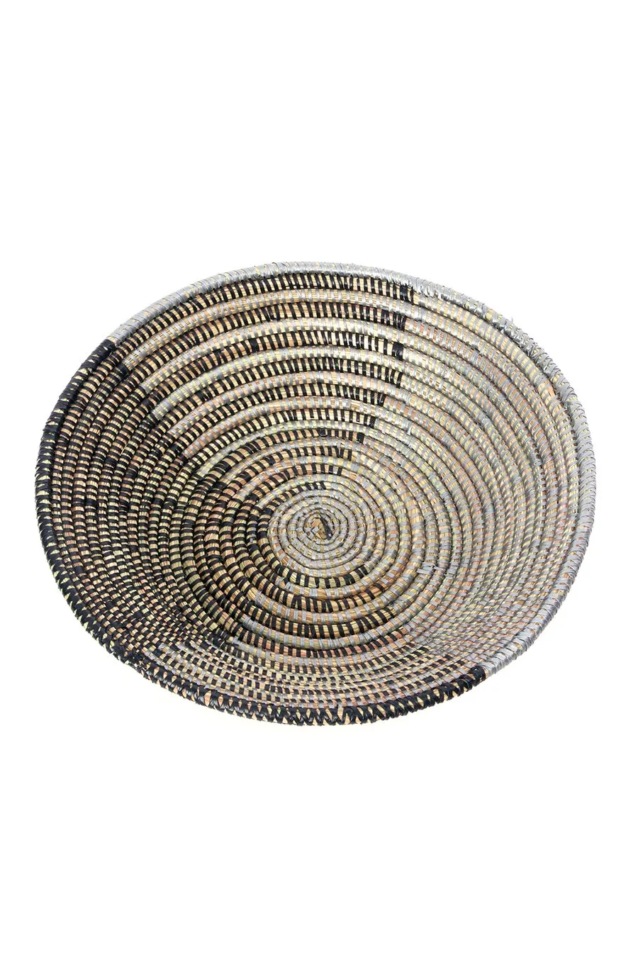 BLACK & SILVER DELTA BASKETS (RWANDA)