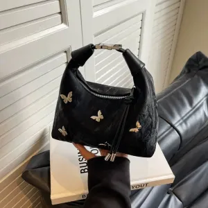 Butterfly Embellished Handbag