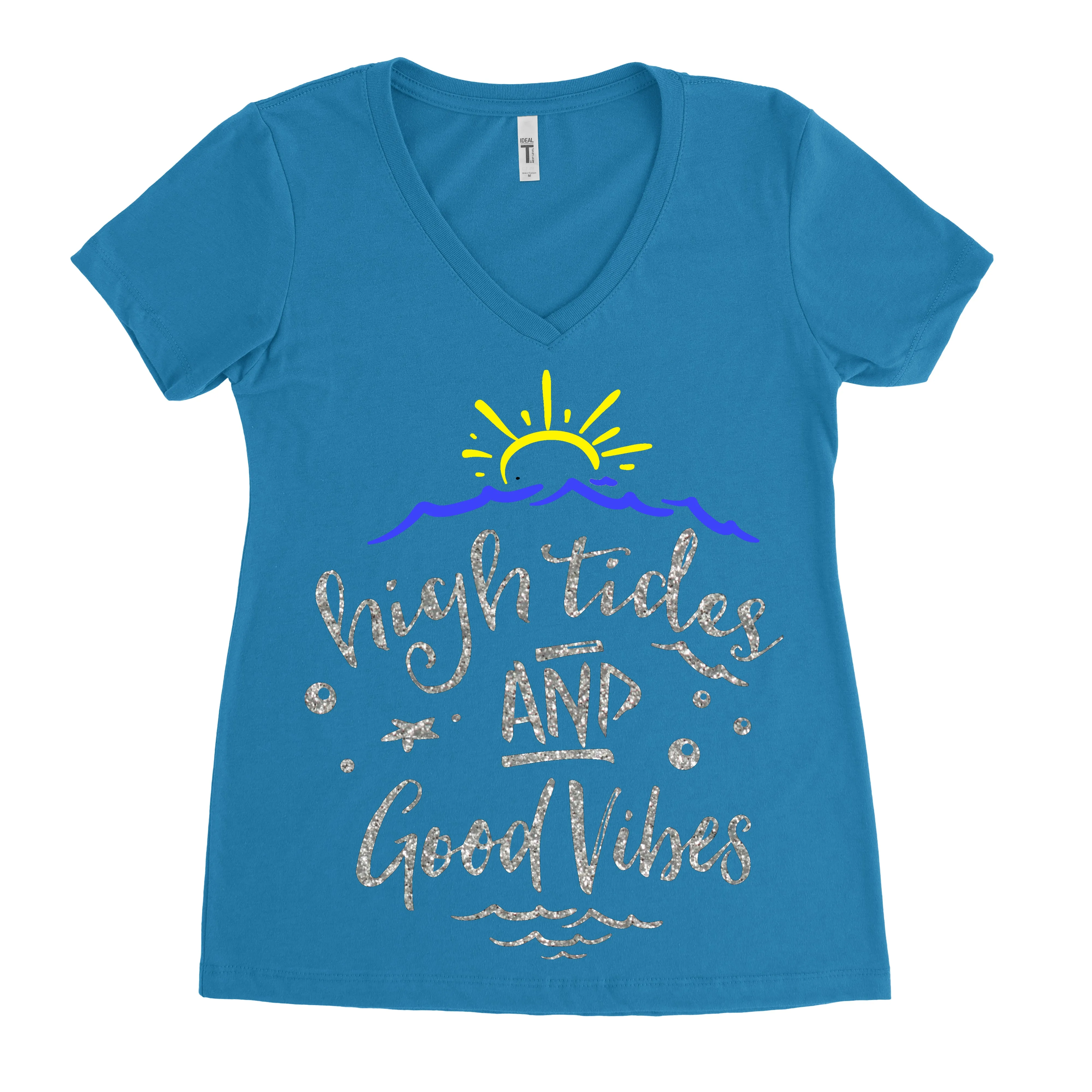 Cammie jeans High Tides and good vibes shirt