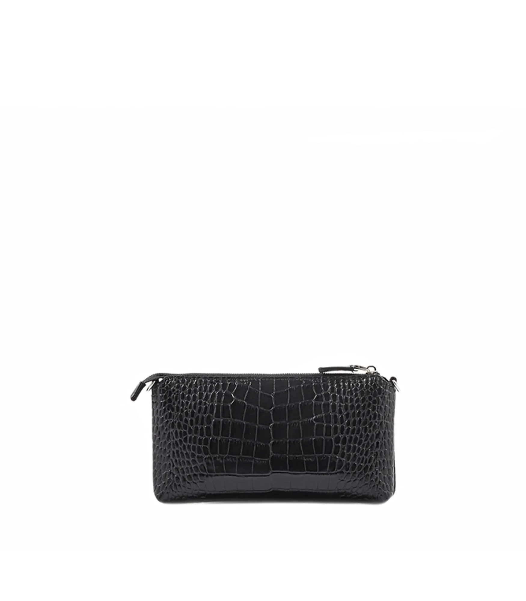 Candice Double Wallet Cocco - Black
