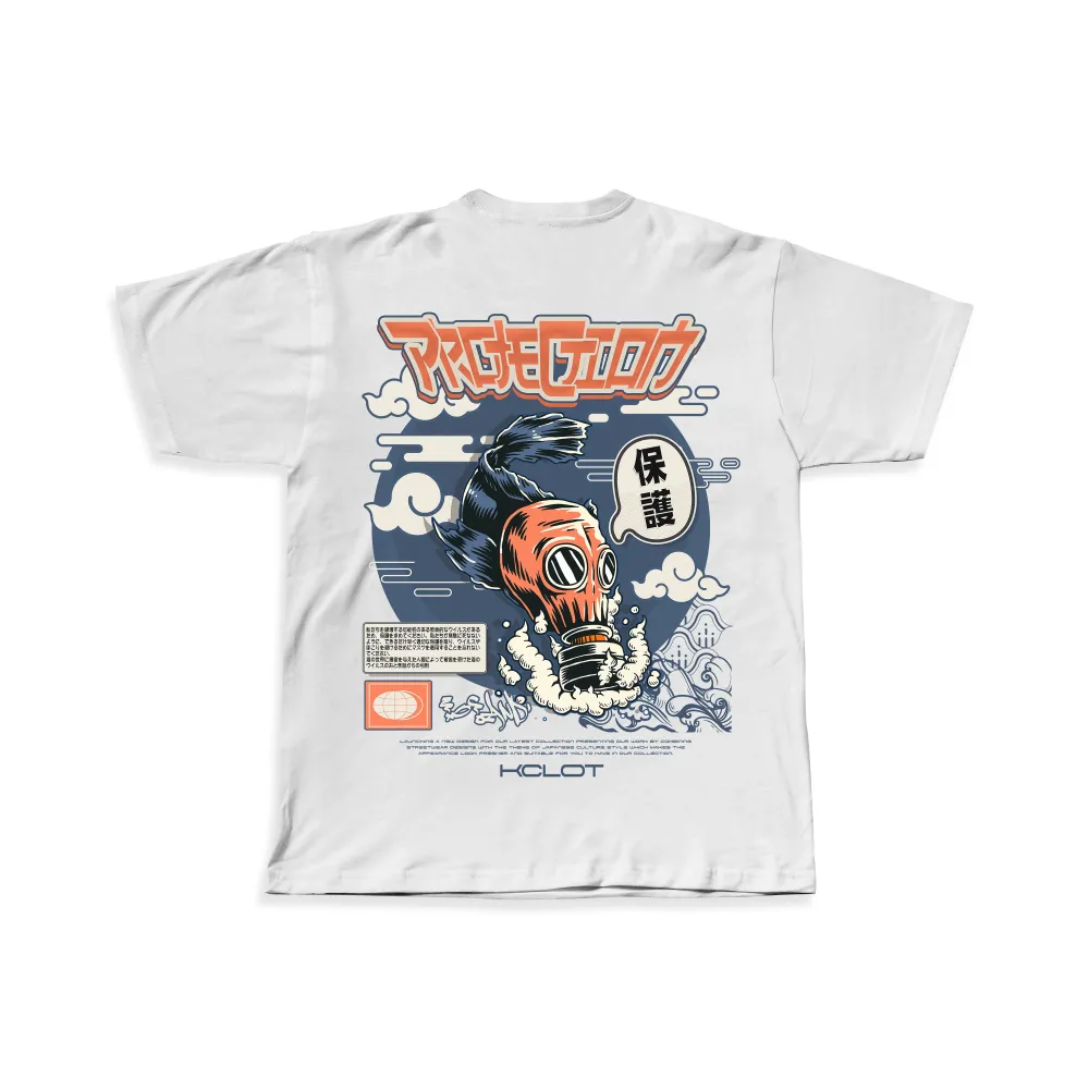 Cartoon Fish Print T-Shirt