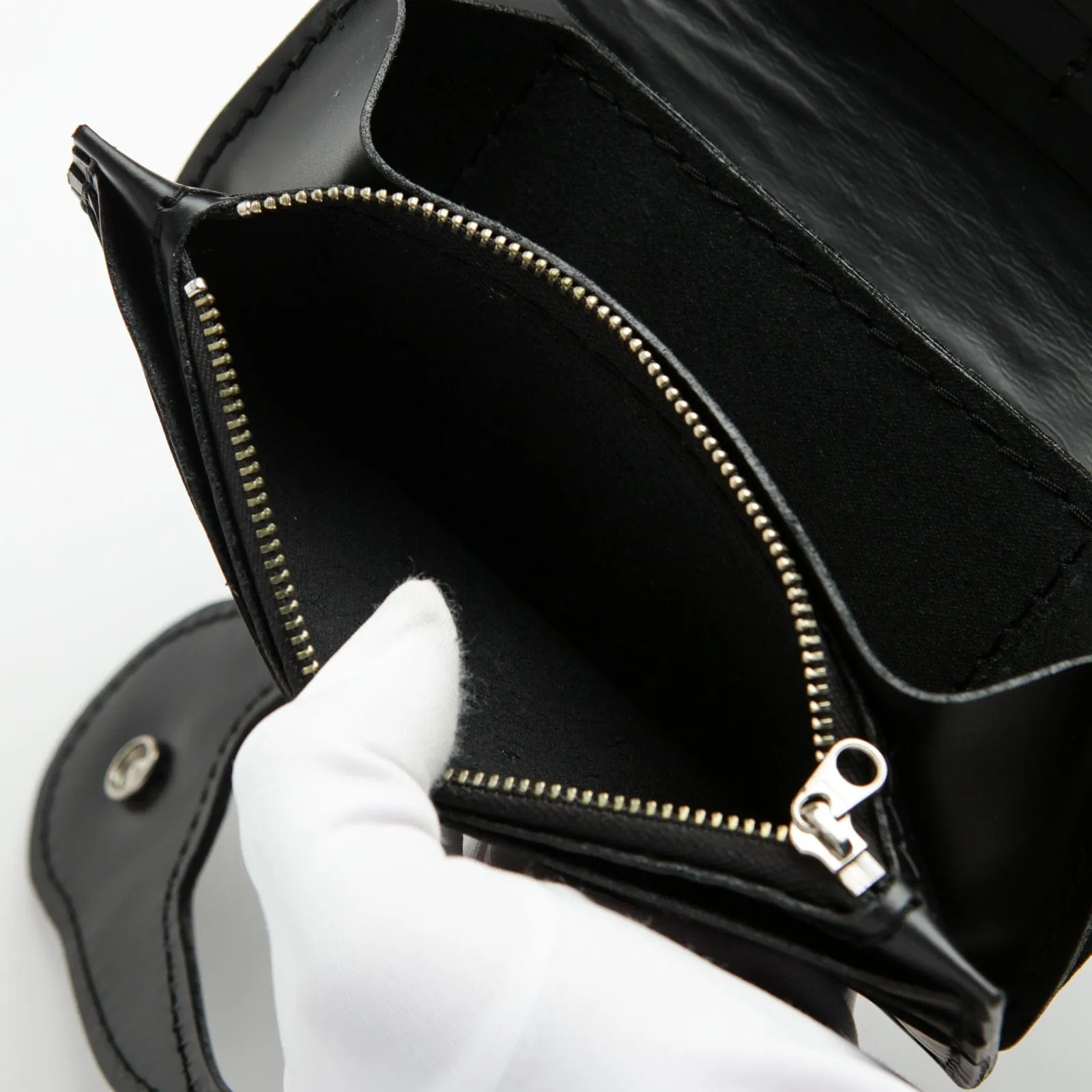 Carved Real Leather Harley Indian Skull Long Biker Chain Wallet