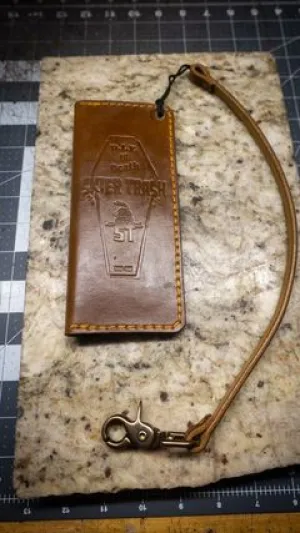 D.I.Y. til Death™ Custom Leather Chain Wallet