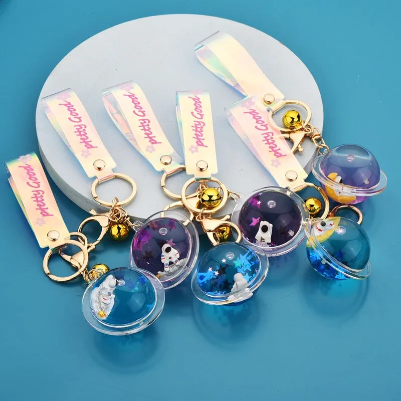 Floating Astronaut Keychain