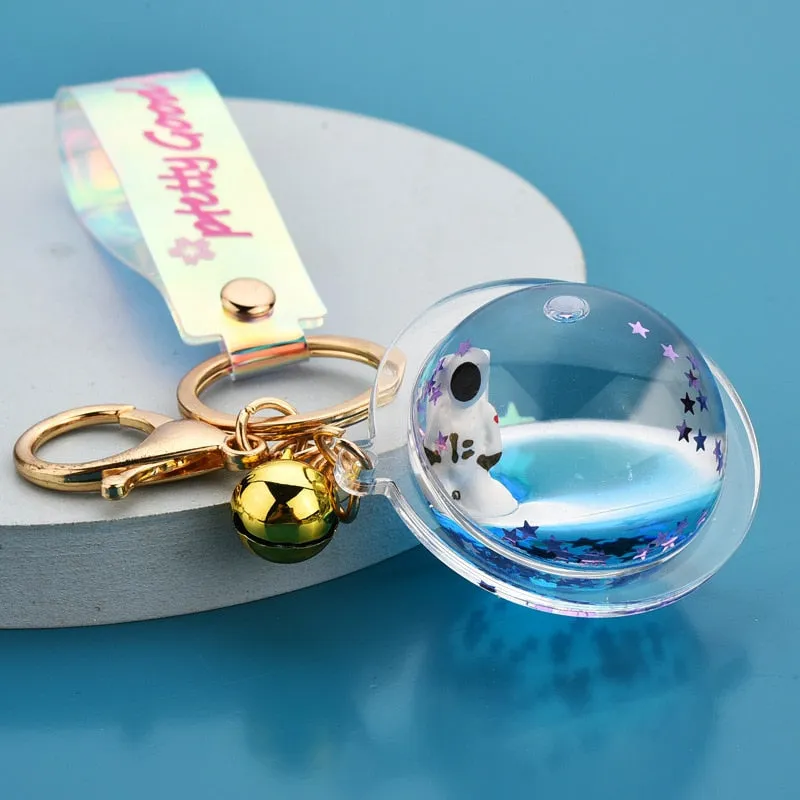 Floating Astronaut Keychain