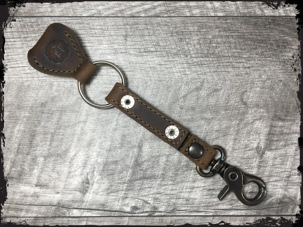 Guitar Pick Key Chain- Whiskey Brown