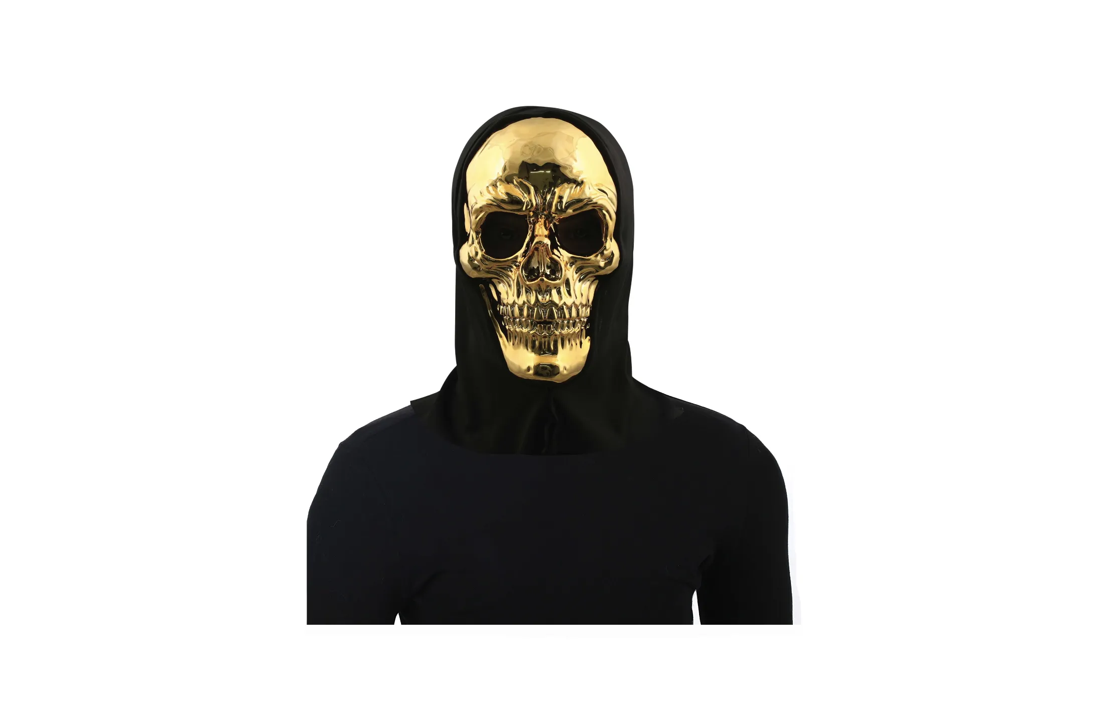 Halloween Gold Skull Mask