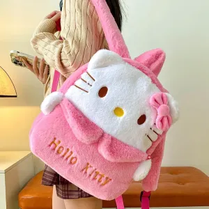 Hello Kitty Fur Backpack