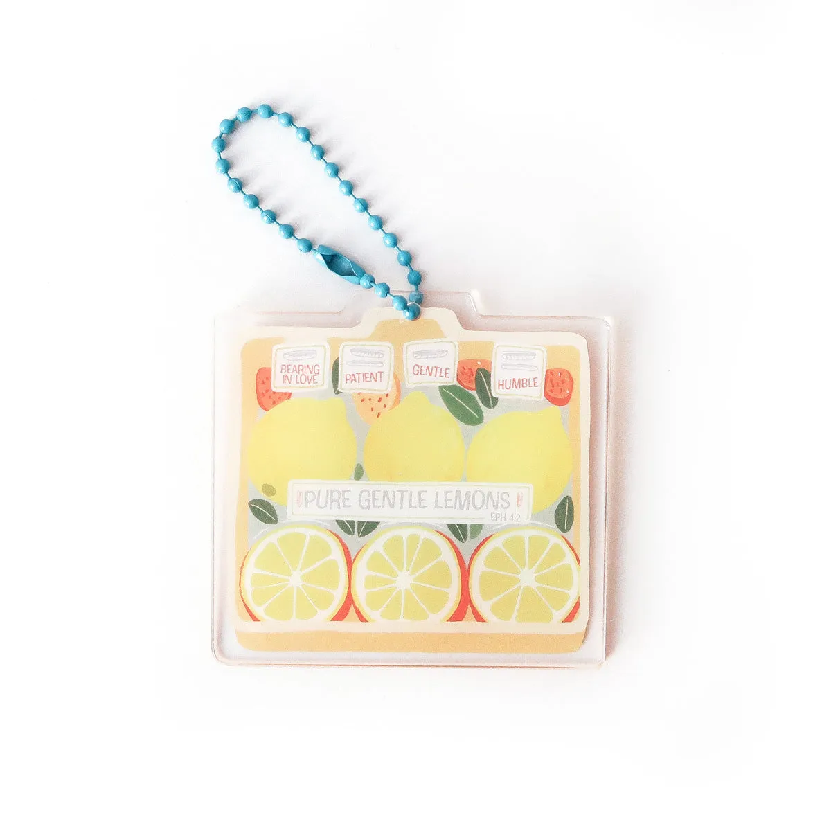 Lemon Pure Gentle {Acrylic Keychain}