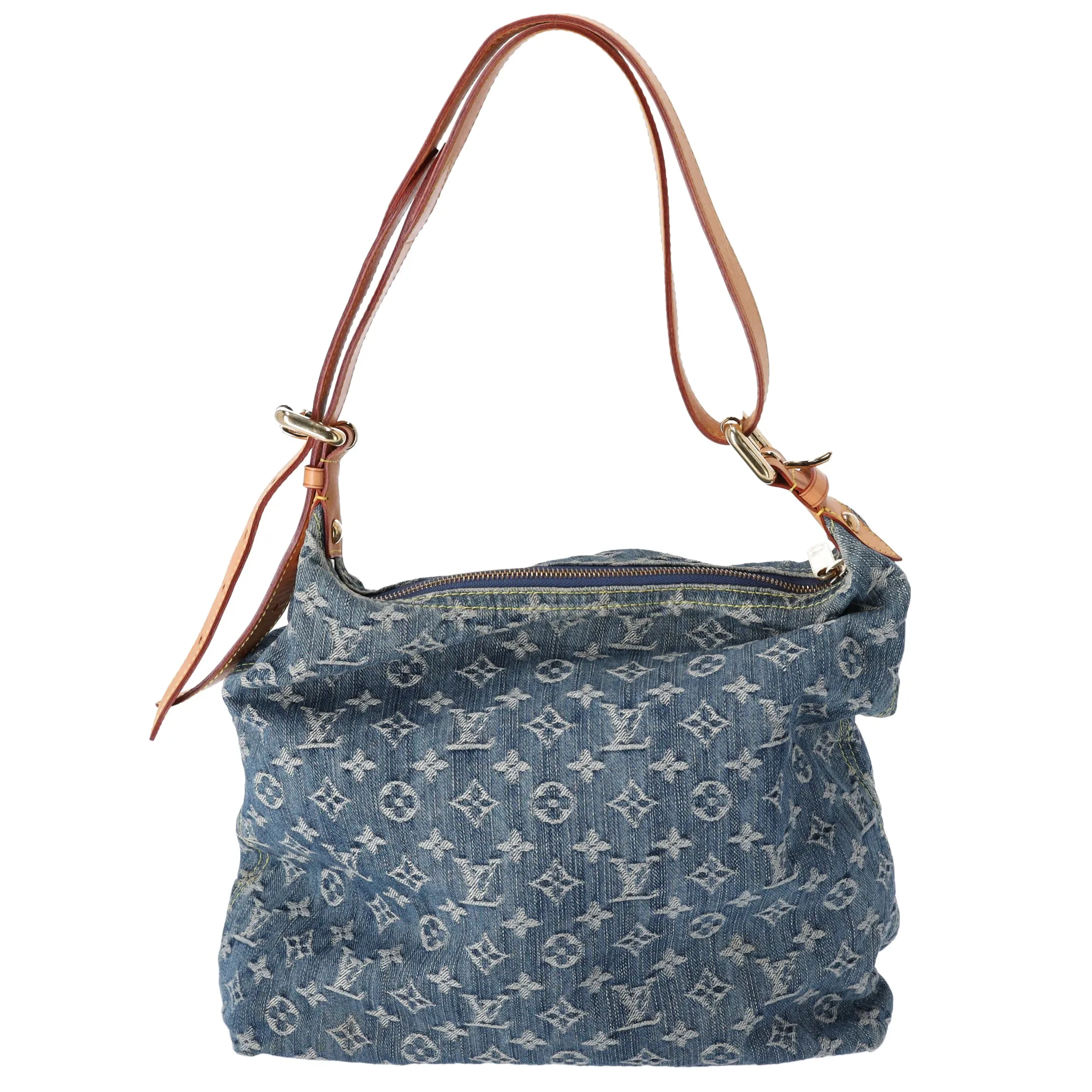 Louis Vuitton Baggy GM Monogram Denim Blue Shoulder Bag M95048