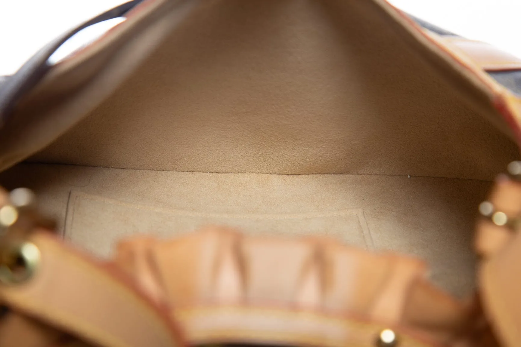 Louis Vuitton Brown Canvas Monogram Leonor Handbag