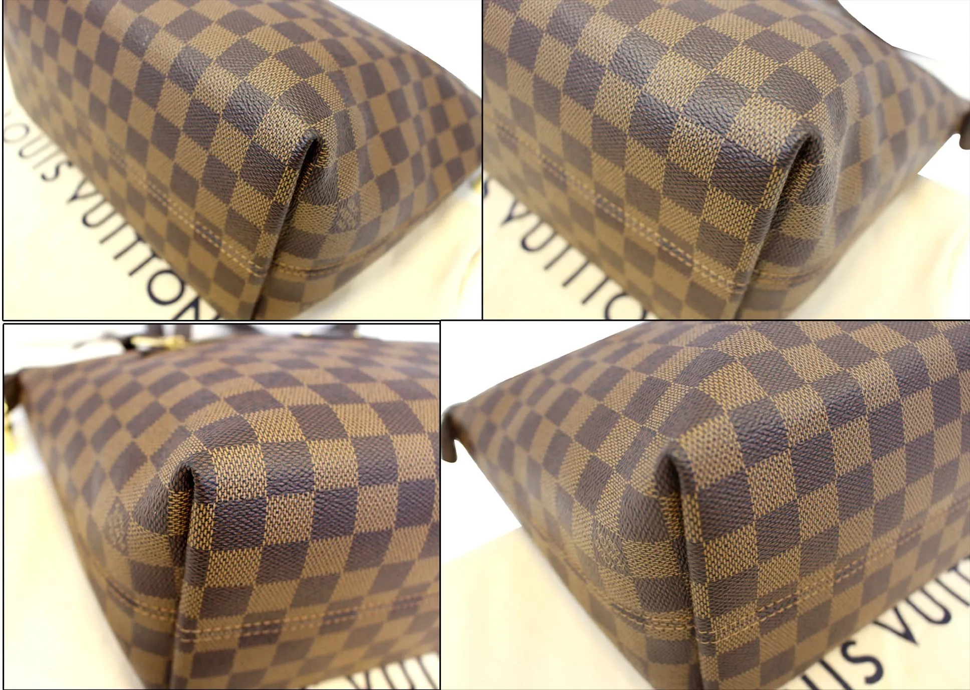 LOUIS VUITTON Iena MM Damier Ebene  Shoulder Bag