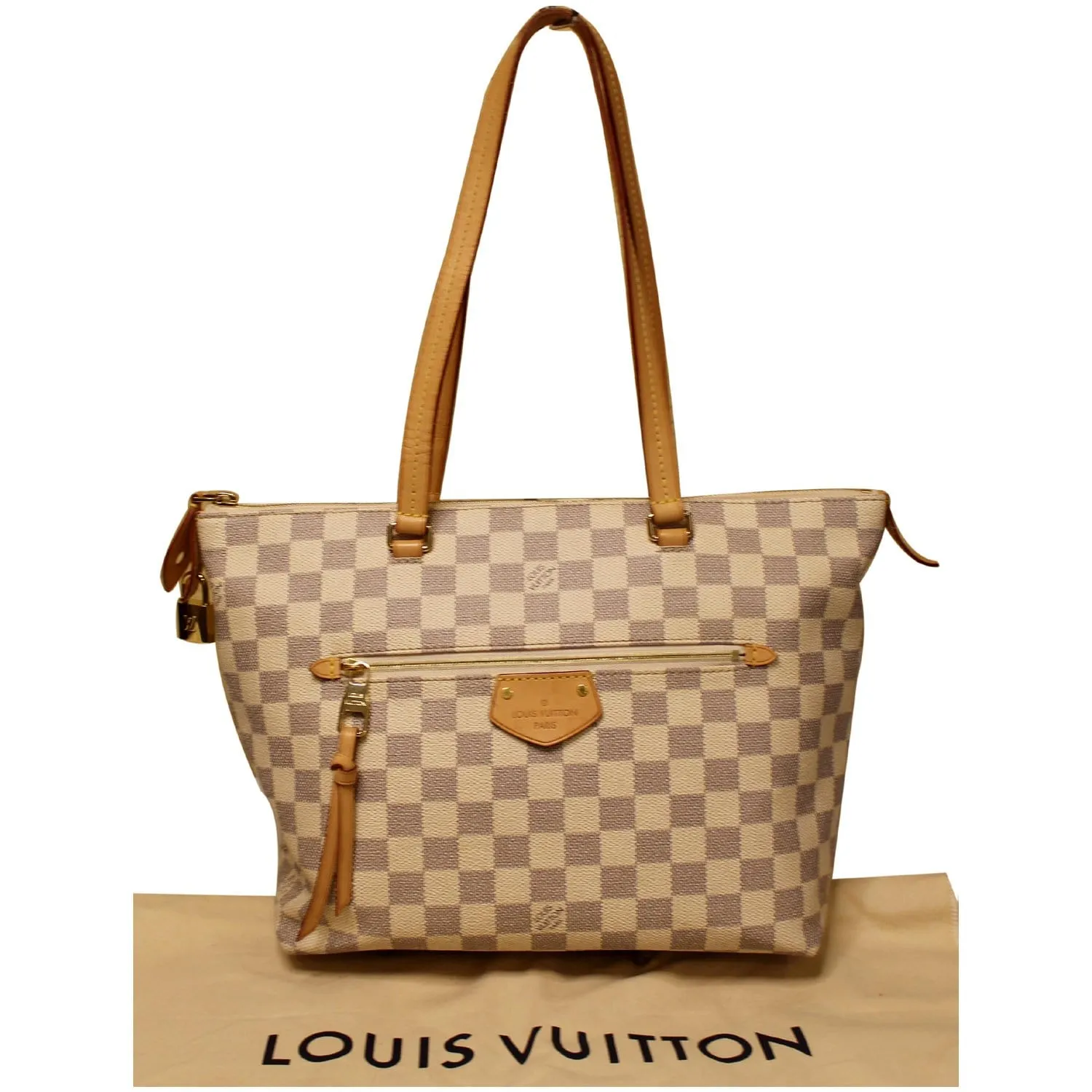 LOUIS VUITTON Iena PM Damier Azur Shoulder Bag White