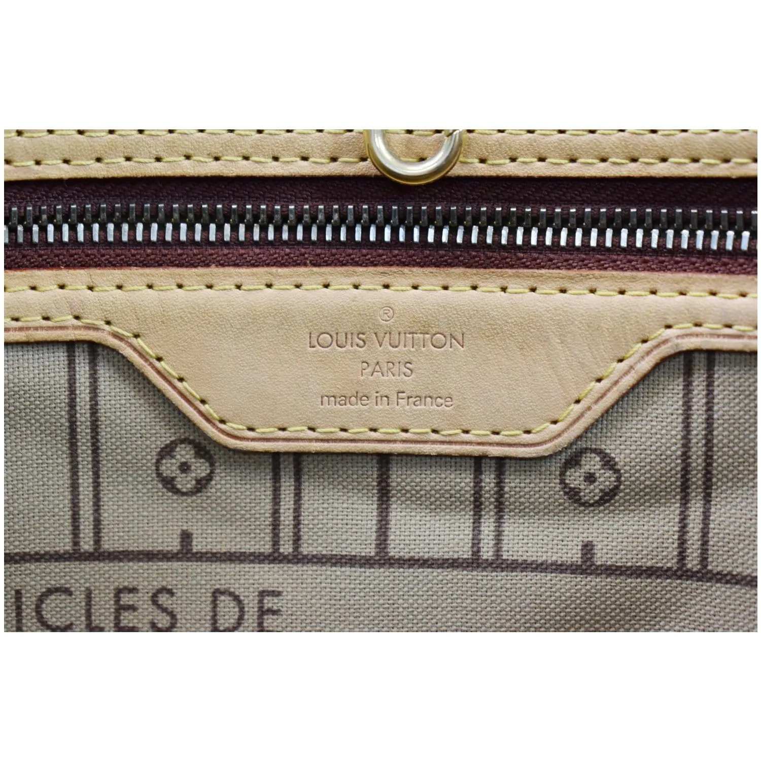 LOUIS VUITTON Neverfull GM Monogram Canvas Tote Shoulder Bag Brown