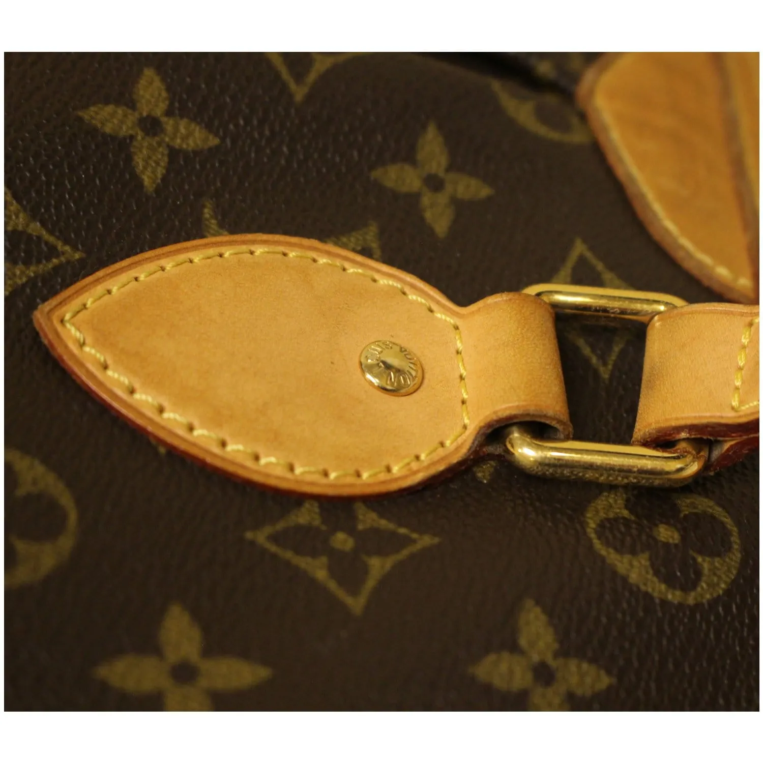 LOUIS VUITTON Palermo PM Monogram Canvas Shoulder Bag Brown