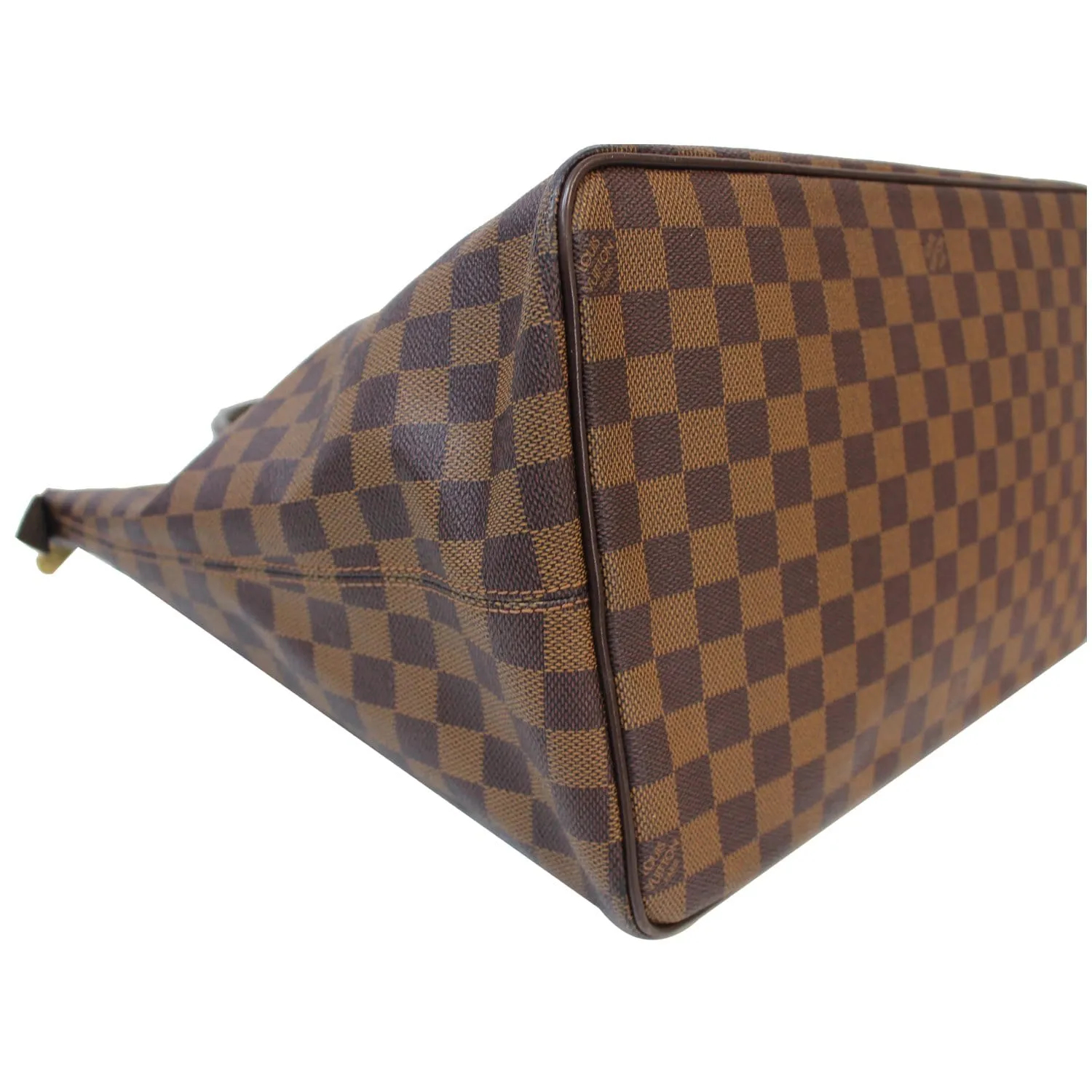 LOUIS VUITTON Saleya GM Damier Ebene Shoulder Bag Brown