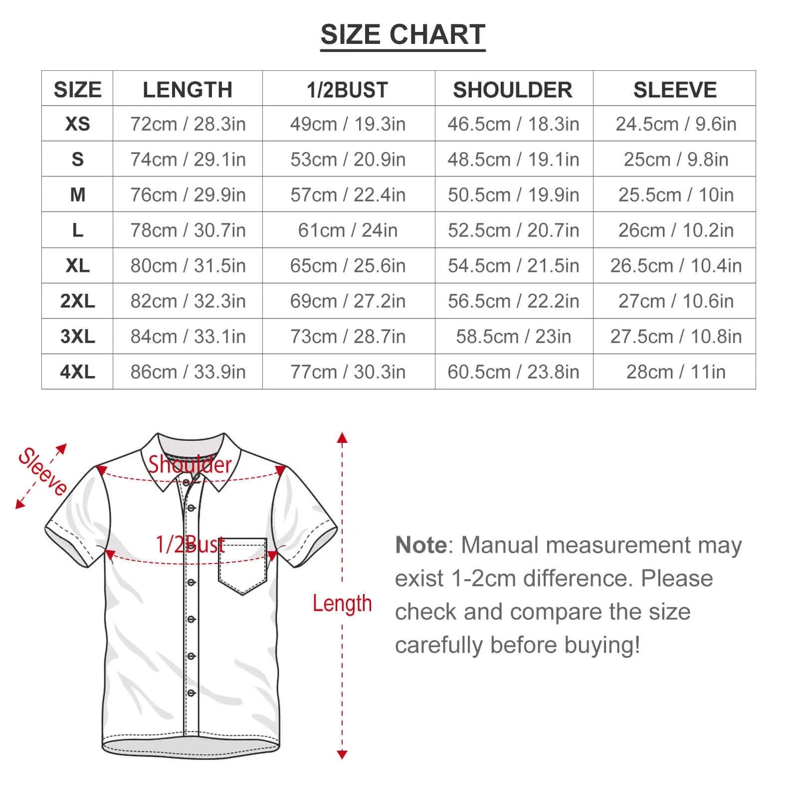 Men's Colorful Cartoon Animal Print Shirt