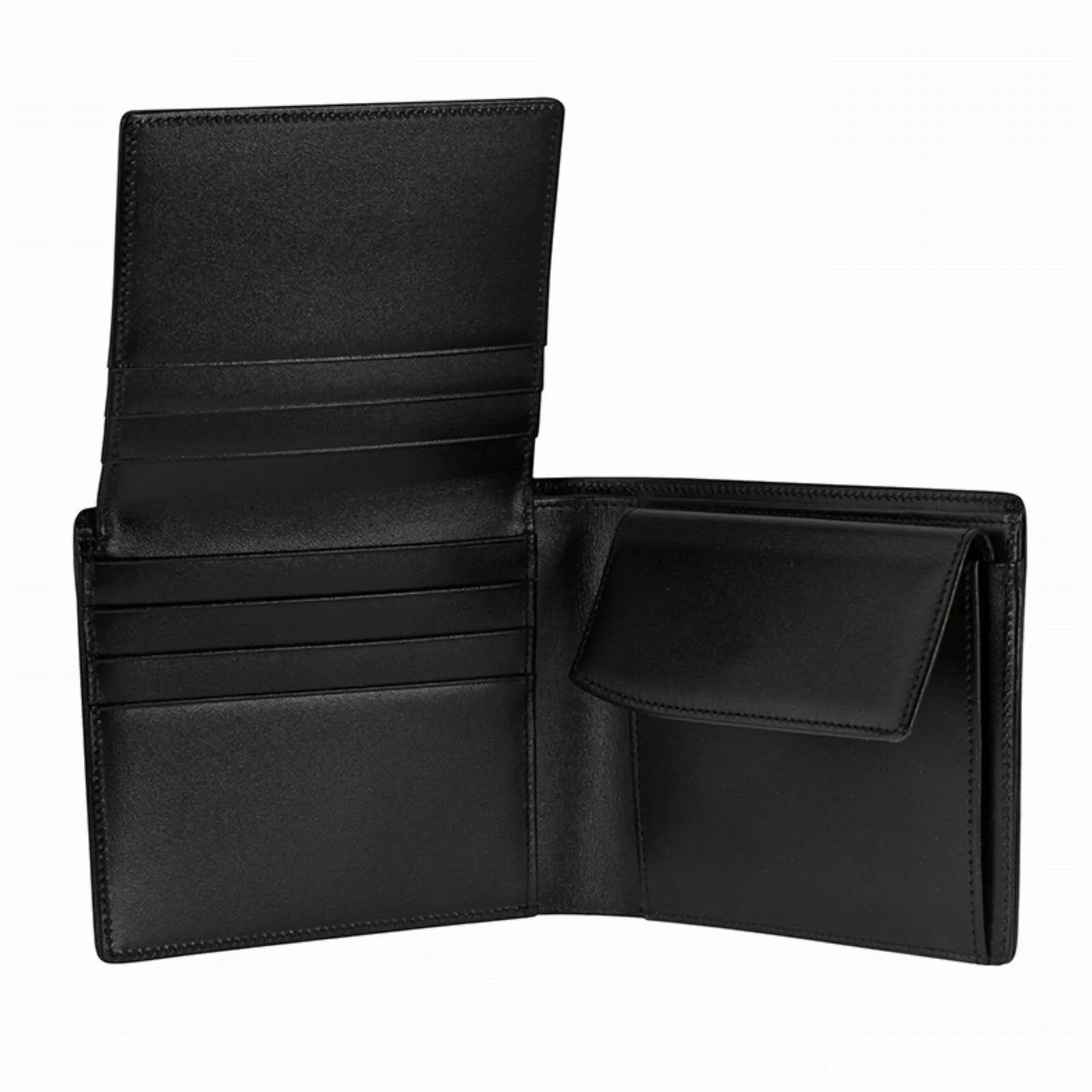 Montblanc Meisterstück 10 Wallet 10 compartments with Black Portamonete 5524 New Reference 198315