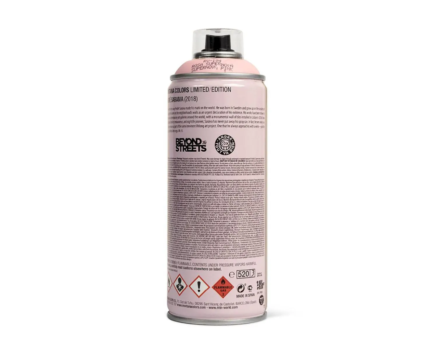 Mr. A Face Spray Can (Pink)