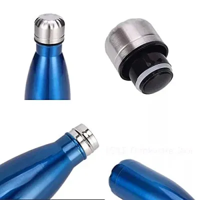 Personalized All in One Men's Combo (3 pcs) & Customized Rainbow Stainless Steel Water Bottles & Stainless Steel Mug - Grey