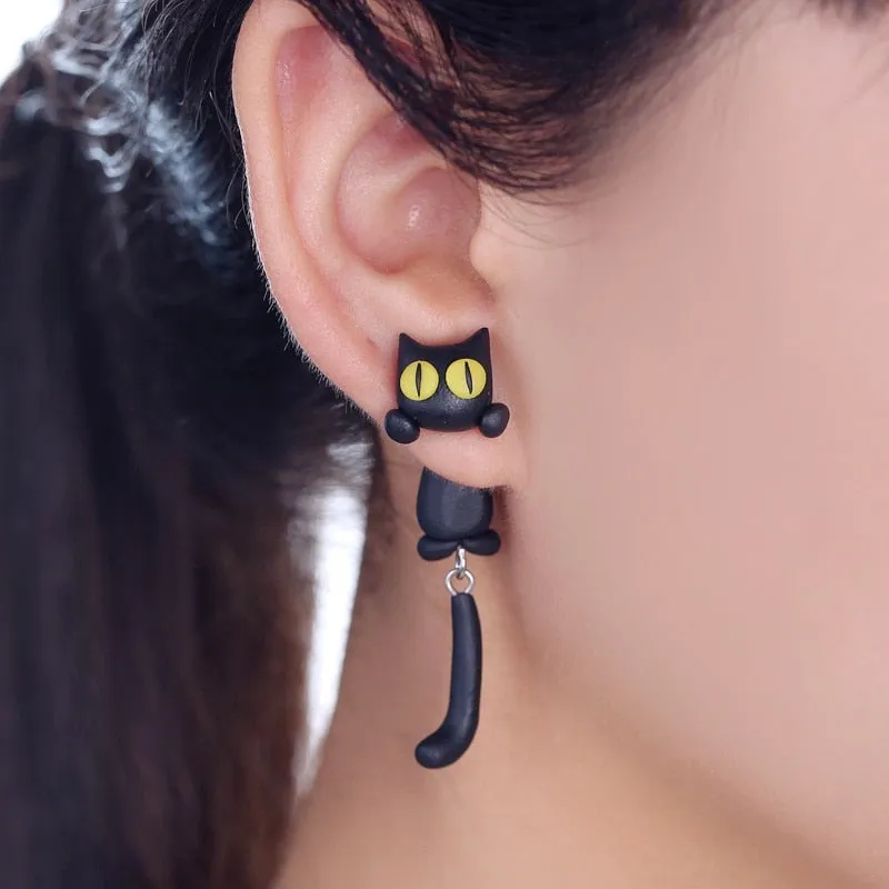 Playful Cat Earrings