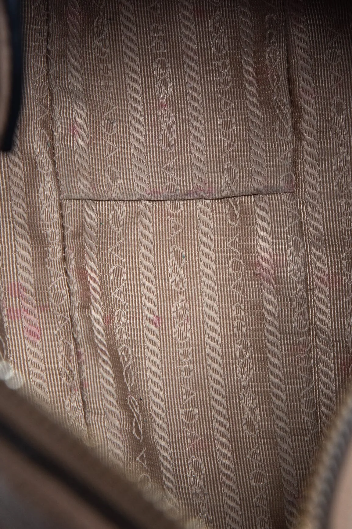 Prada Nude Leather Vitello Phenix Handbag