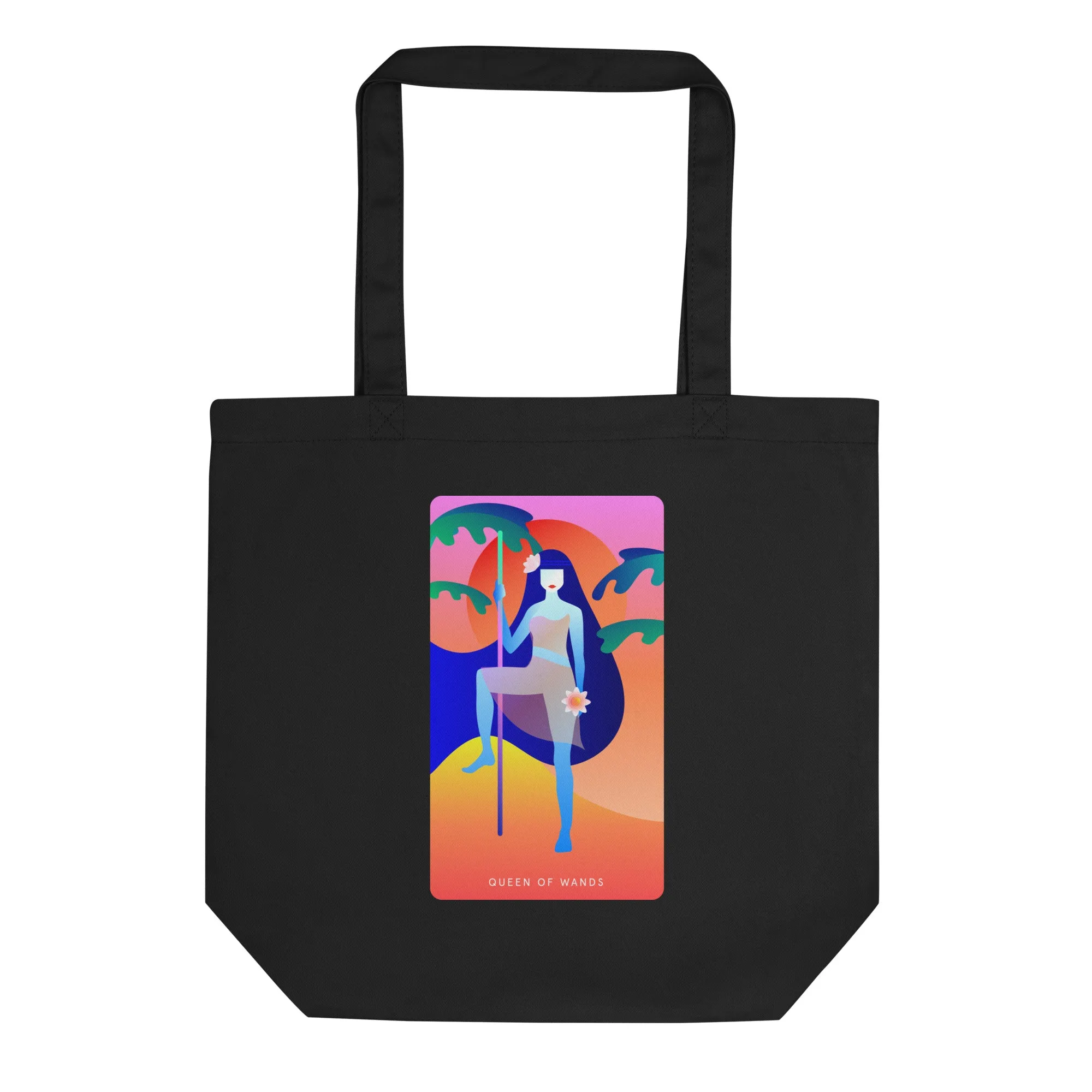 Queen of Wands Eco Tote Bag