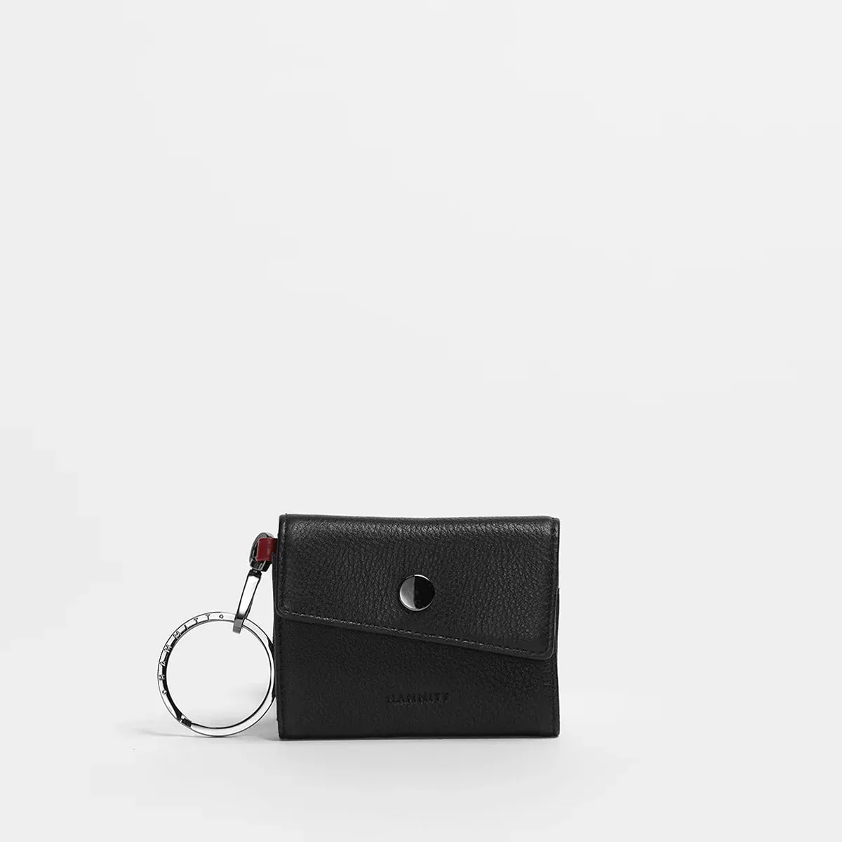 Royce Key Wallet - Black with Gunmetal