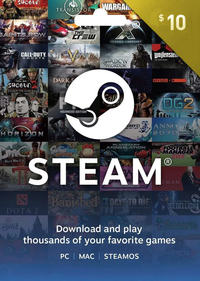 STEAM Wallet Gift Cards [Digital Codes]