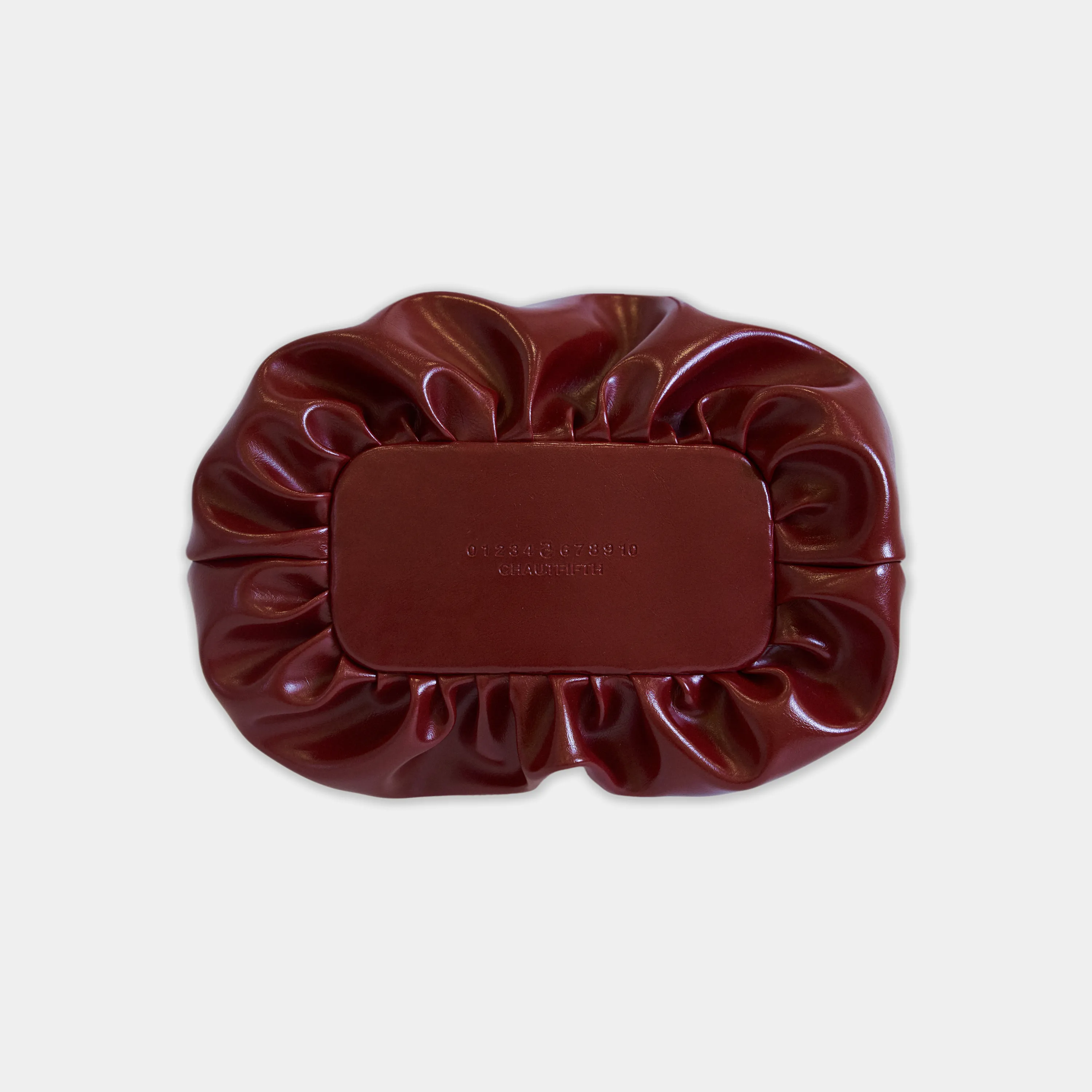 Túi xách Flower M (Medium) 2 DÂY màu Đỏ đô