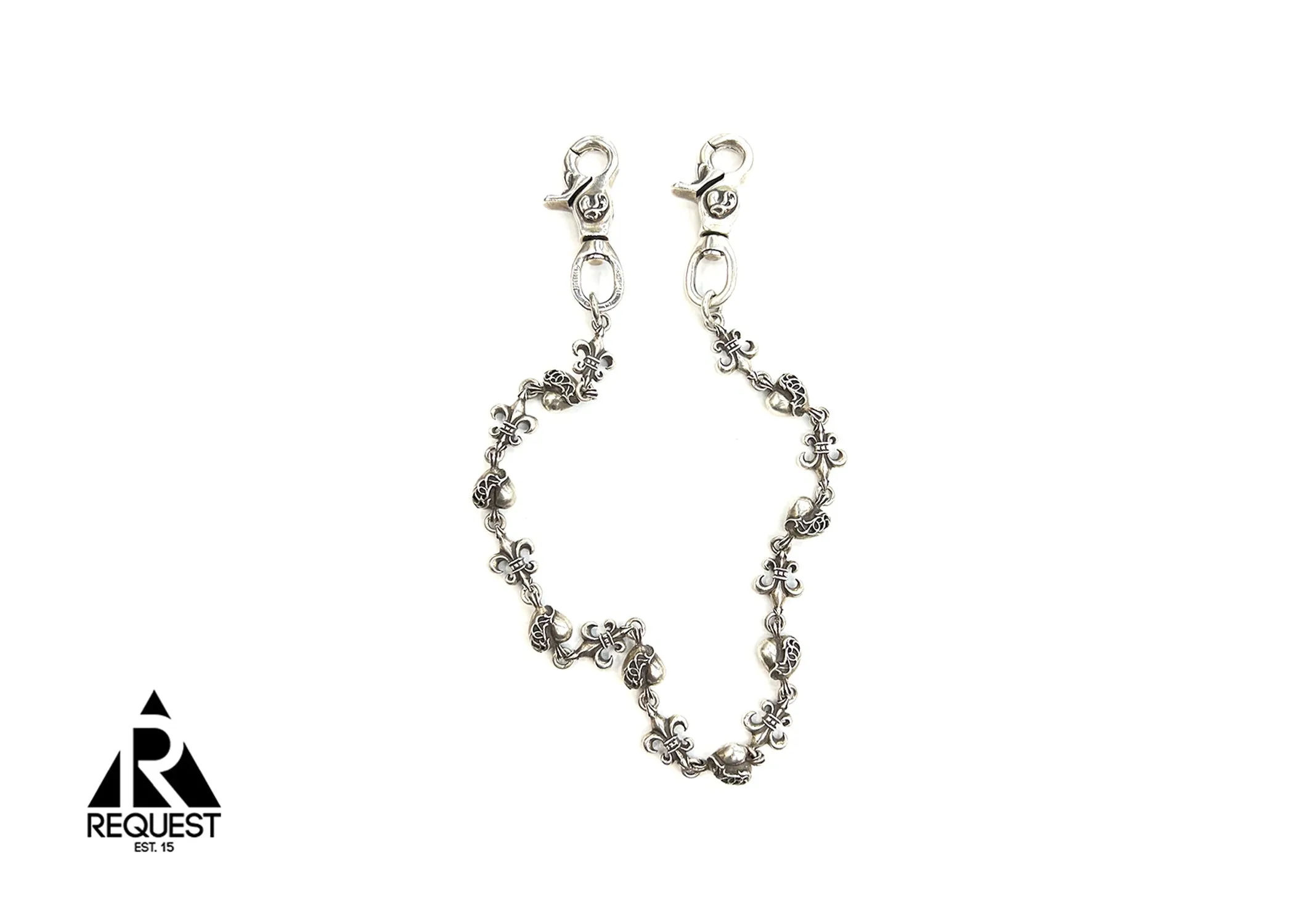 Wallet Chain "Heart & Fleur”